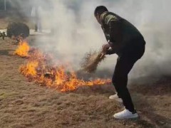 挺身救火傳遞滿滿正能量